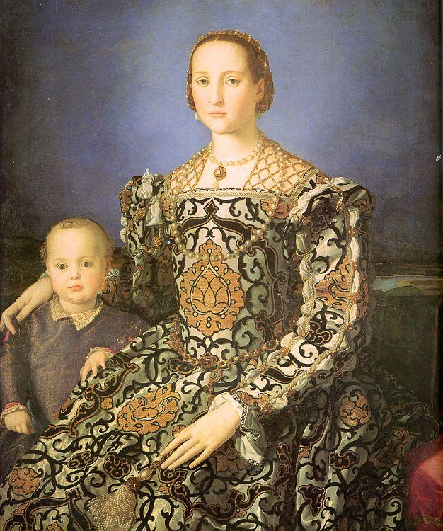 Agnolo Bronzino Eleanora di Toledo with her son Giovanni de' Medici Spain oil painting art